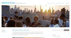Desktop Screenshot of menubymenu-blog.com